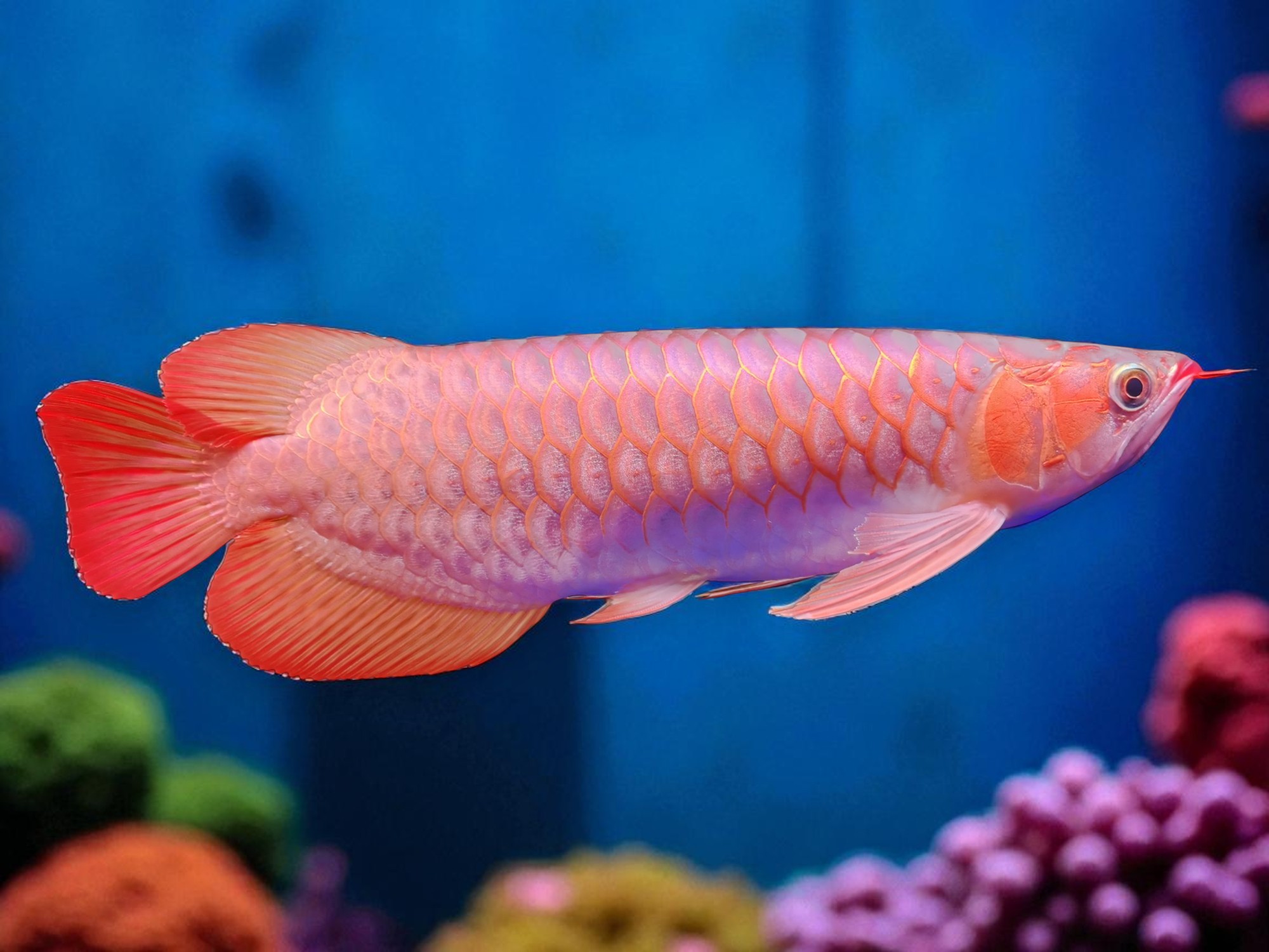 Super Red Arowana Fish